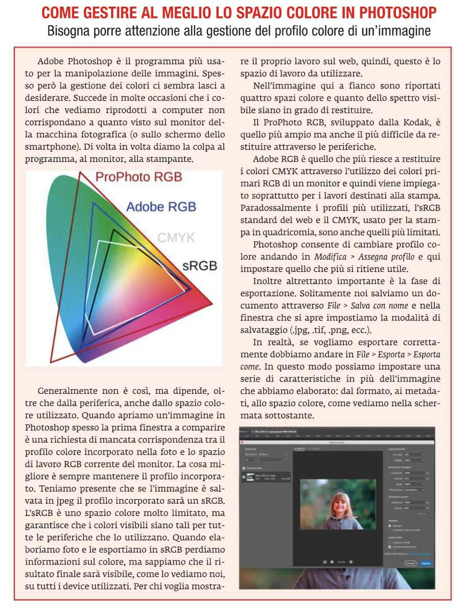 profilo colore
